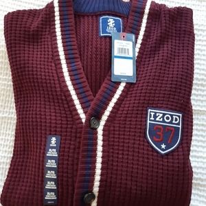 NWT | IZOD knit CARDIGAN